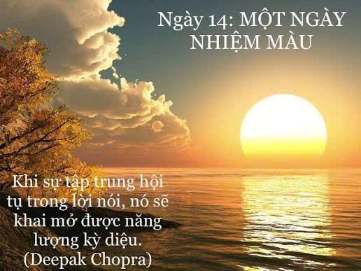 MỘT NGÀY NHIỆM MÀU